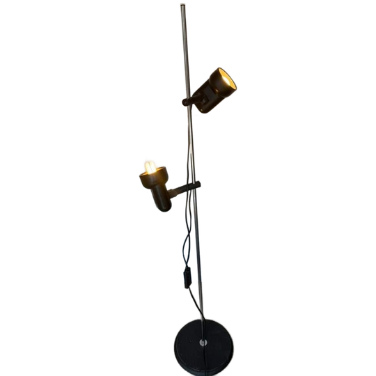 Vintage Brilliant Vloerlamp 2 Spots Duitsland Jaren 70 1