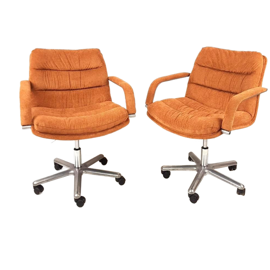 2 Vintage Artifort Bureaustoelen | Bureaustoel G. Harcourt 1