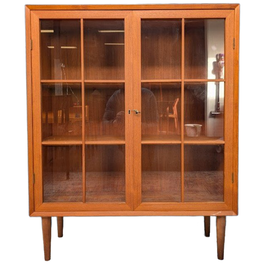 Vintage Vitrinekast Uit De Jaren '60, Deens Design, Lyby Mobler 1