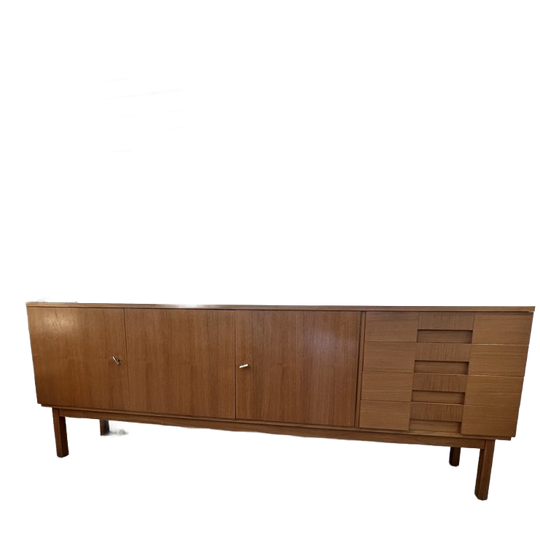 Vintage Dressoir Met Lades En Deurtjes, Duitsland 1970's 1