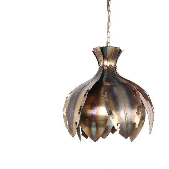 Holm Sorensen Messing Hanglamp, 1960s 1