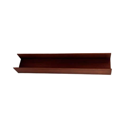 Vintage Wandplank Wilhelm Renz Jaren 60 Teak 1