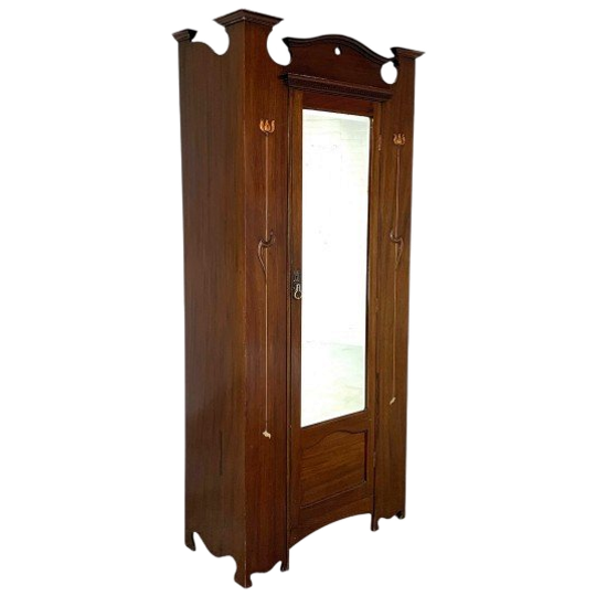 Art Nouveau Kledingkast, Hangkast 1