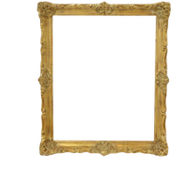 Vintage Gouden Lijst Barok Stijl Klassiek Grenenhout 64x53cm