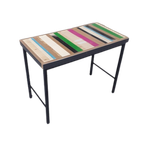Unieke Sidetable, Bijzettafel Van Vintage Onderstel En Eigentijds thumbnail 1