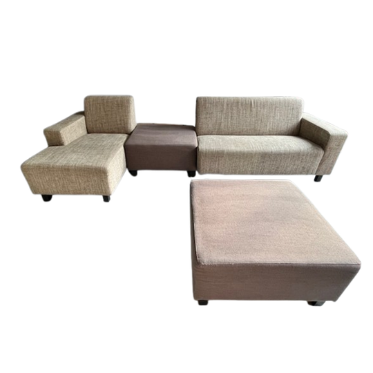 Bank / Bankstel / Hockers Set (leenbakker) 1