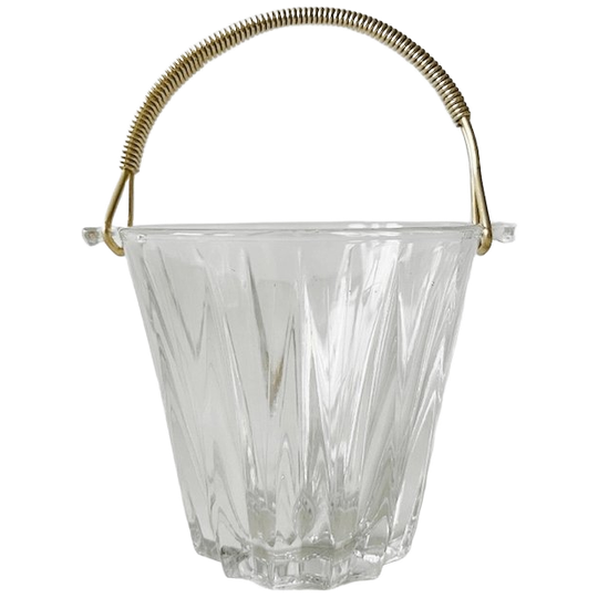 Vintage Ijsemmer Hollywood Regency Glas Messing 1960’s 1