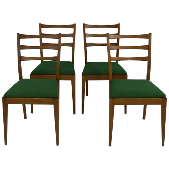 Zweedse Vintage Houten Eetkamerstoelen Frosve 1