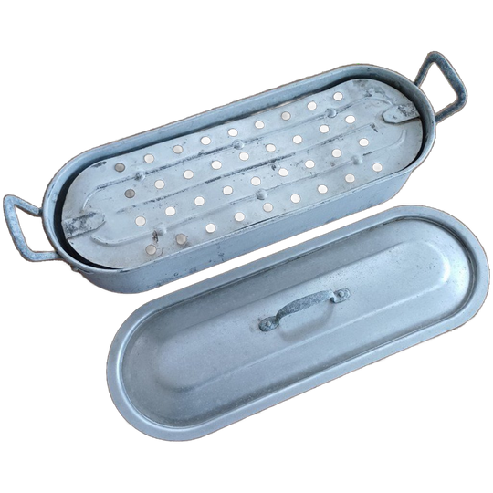 Vintage Aluminium Visketel 1