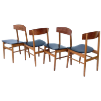 Vintage Stoelen, 4 Stuks