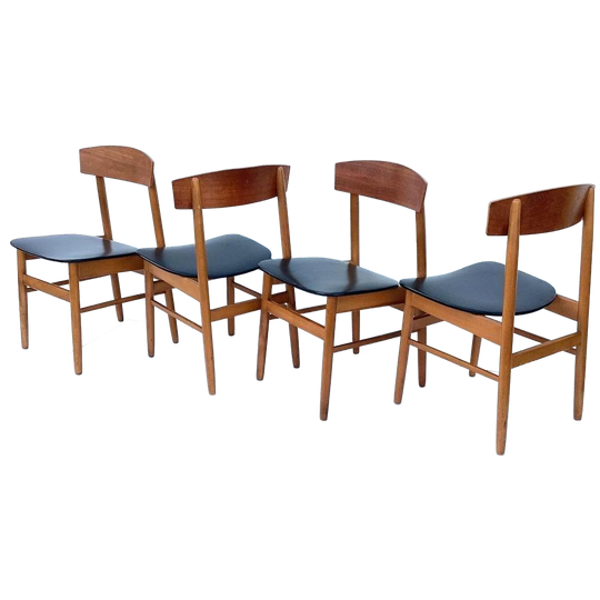 Vintage Stoelen, 4 Stuks 1