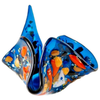 Vintags Mondgeblazen Waxinehouder Zakdoek Vaas Stijl thumbnail 1