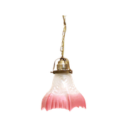 Victoriaans Glazen Hanglampje, Eind 1800