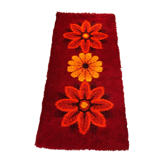 Kleed Seventies ‘bloemen’ 1