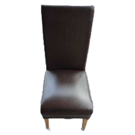 6 Leren Stoelen – Tex Choco Model 1