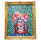 Restyled Lijst Met Vrolijke Vrouw thumbnail 1