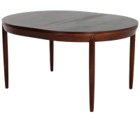 Palissander Ovalen Verlengbare Eettafel Tafel 'trespring' Vintage