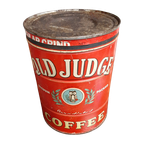 Vintage Blik Old Judge Coffee thumbnail 1