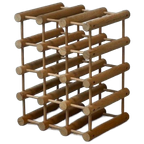 Nissen Wijnrek Vintage Deens Design Jaren 60 Wine Rack 1960s thumbnail 1