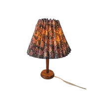 Pallisander Zweeds Tafellampje Vintage Mid Century.