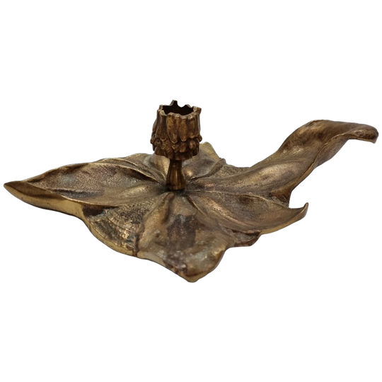 Art Nouveau Stijl Kandelaar Bladvorm 1
