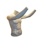 Design Torso Van Kunststof Op Wieltjes thumbnail 1