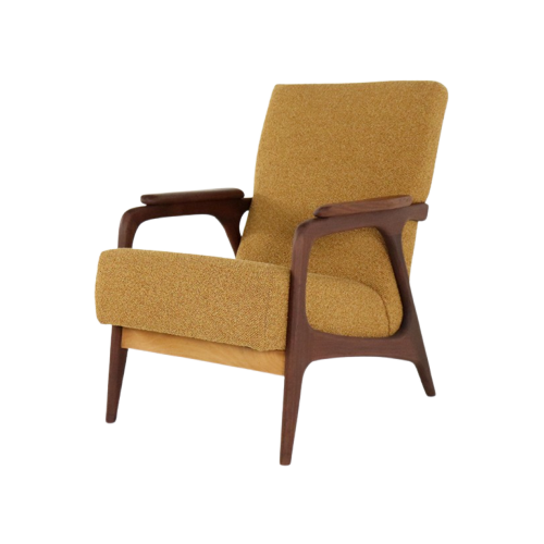 Fauteuil 'Soyen' Vintage Opnieuw Gestoffeerd