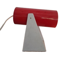 Vintage Design Spot Wandlamp Minimalistisch Rood Wit