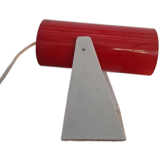 Vintage Design Spot Wandlamp Minimalistisch Rood Wit 1
