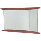 Vintage Rechthoekige Spiegel Teakhouten Frame 1960 Denmark thumbnail 1