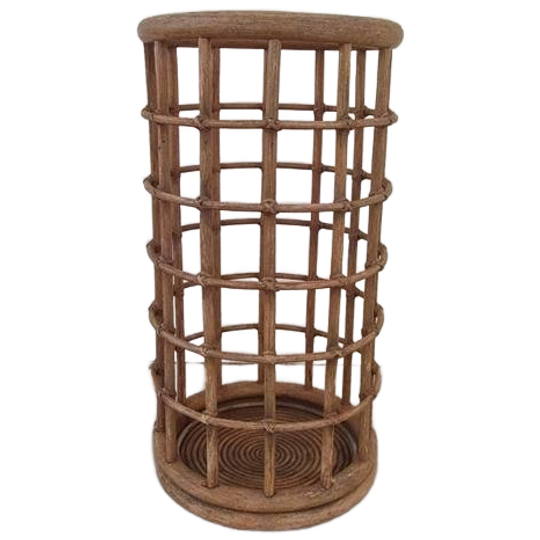 Mid Century Bamboo Rotan Paraplubak 1