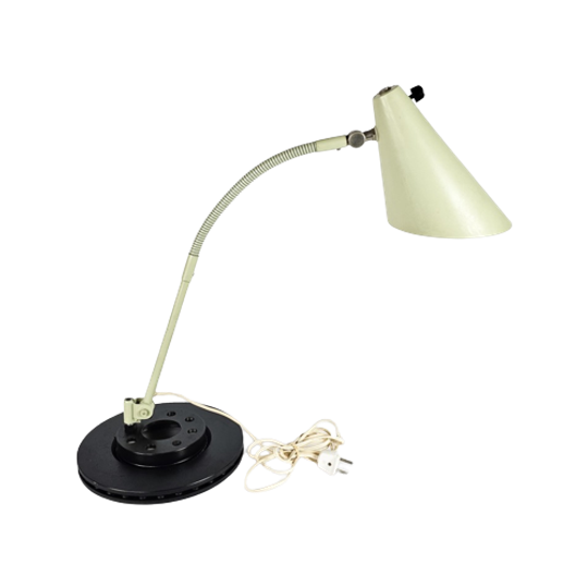 Hala Zeist - H. Th. Busquet - Flexibele Hals - Tafellamp - Bauhaus - 1950's 1