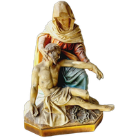 Groot Pieta Beeld Van Ch. Proost Sartini Antwerpen.