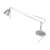 Ikea - Model Huvik - Aluminium - Telescoop Bureaulamp - Zweden - 90'S