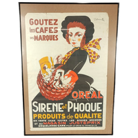 Grote Reclame Affiche Voor Koffie