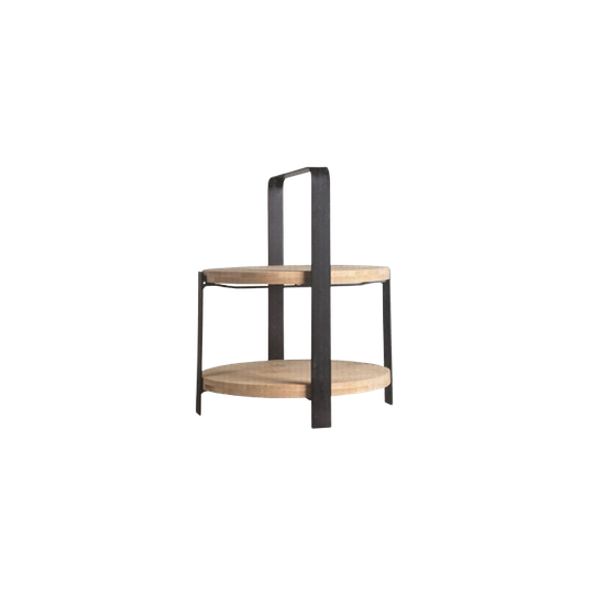 Etagère Bamboo Hout 2 Lagen. 1
