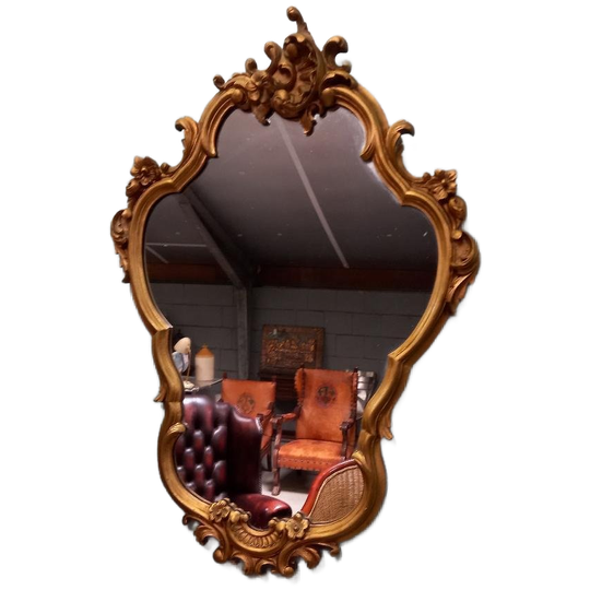 Grote Antieke Kuifspiegel 1