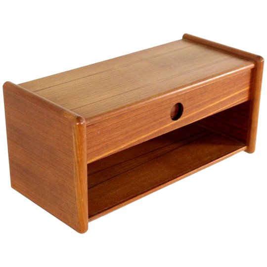 Kai Kristiansen Voor Vildbjerg Mobelfabrik Floating Wandkast Kast Teak Vintage Deens 1