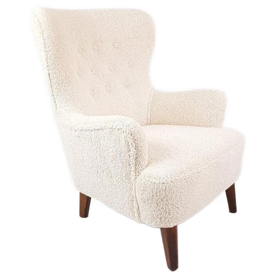 Vintage Artifort Theo Ruth Heren Fauteuil Teddy Nieuwe Stof 1