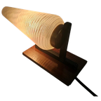 Attr. Philips - Teak - Satijnglas - Messing- Holland - 60'S thumbnail 1