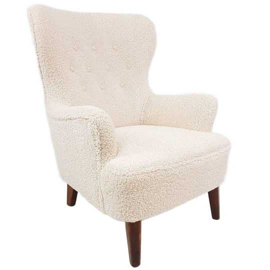 Vintage Artifort Theo Ruth Heren Fauteuil Teddy Nieuwe Stof 1