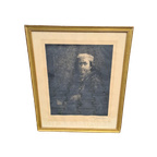 Aquatint Van Rembrandt Door J.M. Michel Cazin Begin 20E Eeuw thumbnail 1