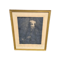 Aquatint Van Rembrandt Door J.M. Michel Cazin Begin 20E Eeuw