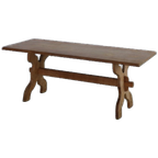 Vintage Eiken Salontafel | Tafel | Jaren 50 | Deens thumbnail 1