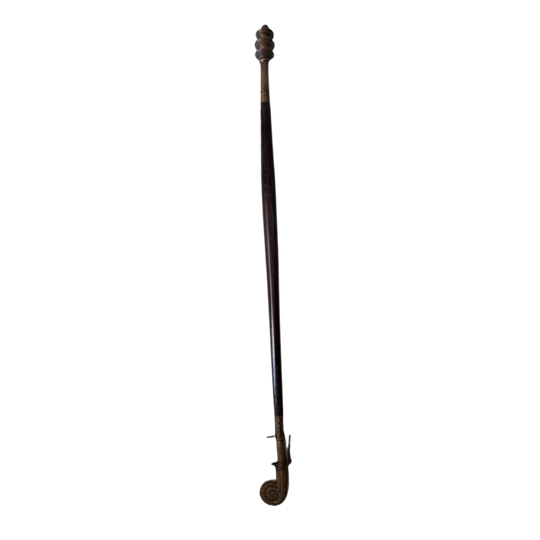 Antiek Vellikol / Gewichtbalans Met Zwaar Bronzen Beslag, India 1
