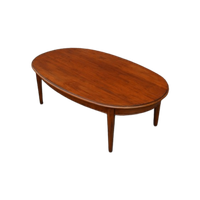 Ovale Salontafel Mahonie