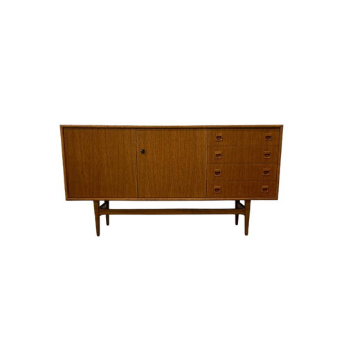 Scandinavisch Vintage Dressoir In Teak