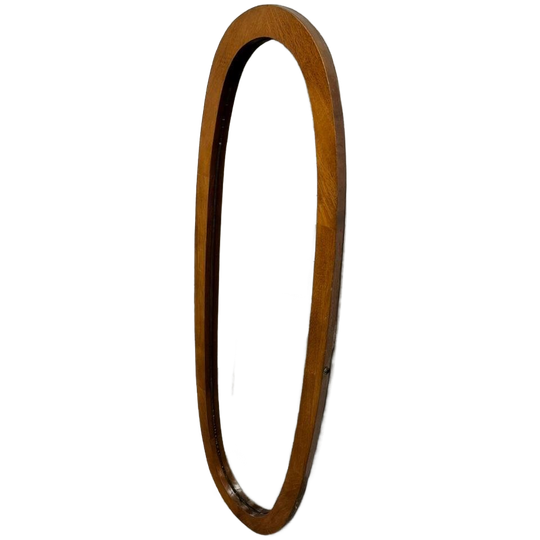 Vintage Xl Spiegel Met Houten Rand 1