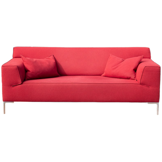 Design on Stock Bloq | 2,5-zits Design Bank Rood | Sofa 1