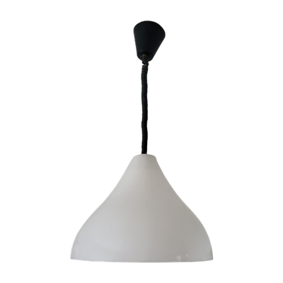 White Plastic Hanging Lamp